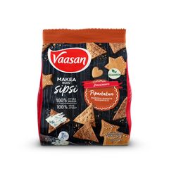 Piparkakun makuiset ruissipsit tarjoavat huolettoman vaihtoehdon naposteluun.