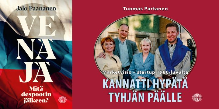 Kannet: Teemu Kavasto (Venäjä: Mitä despootin jälkeen?) & Kari Kortelainen (Kannatti hypätä tyhjän päälle)