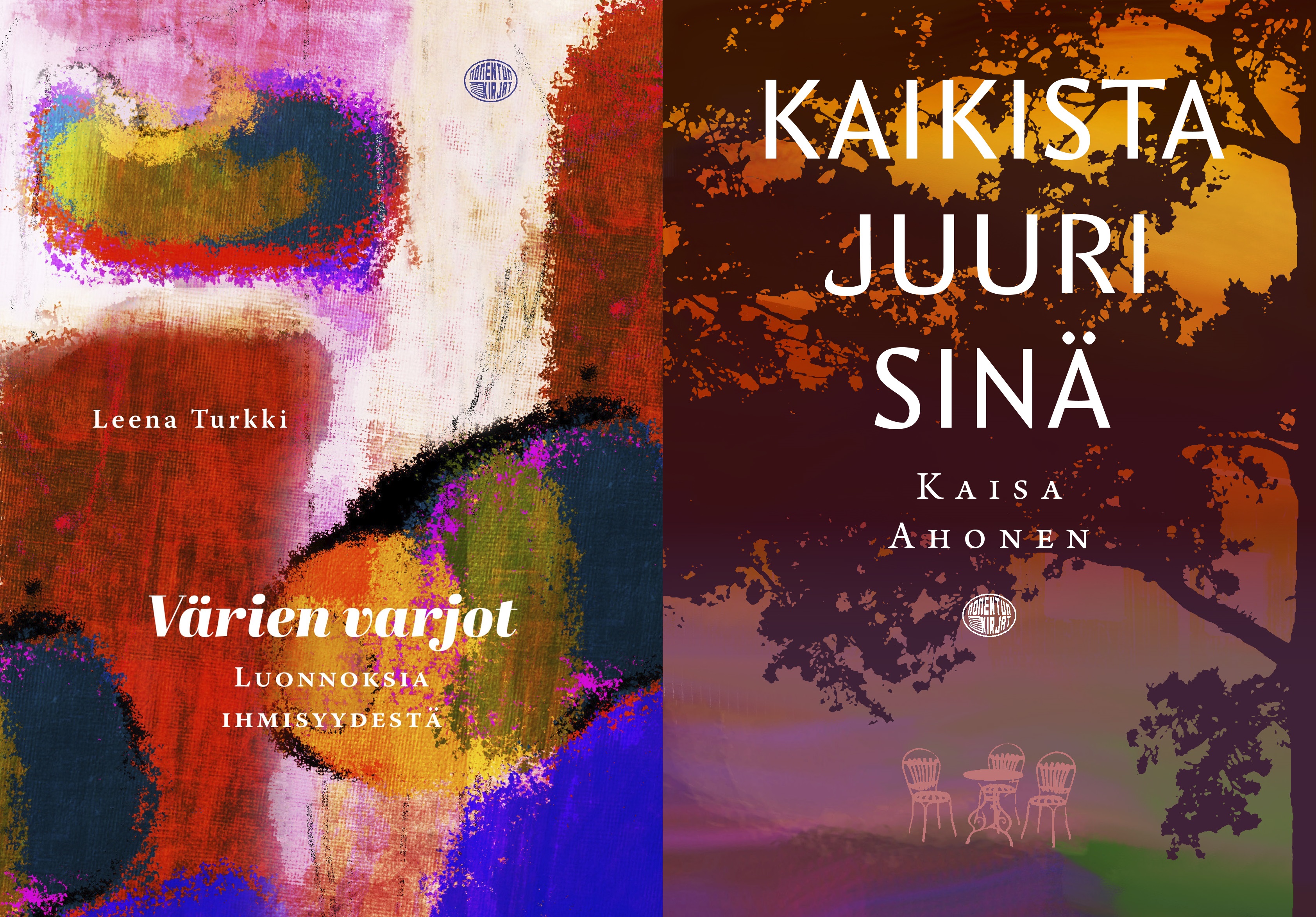 Leena Turkki ja Kaisa Ahonen debytoivat kaunokirjailijoina