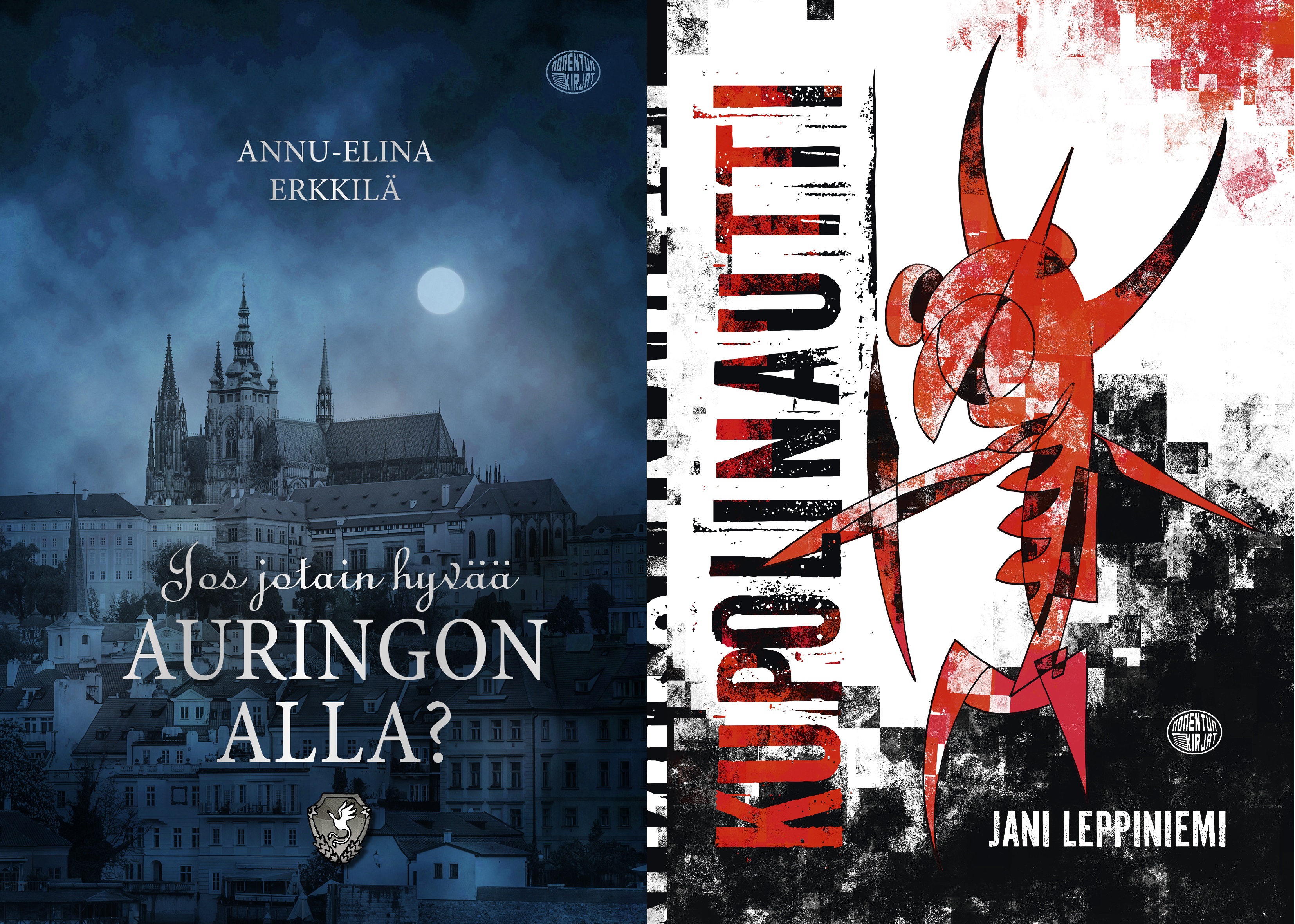 Annu-Elina Erkkilä ja Jani Leppiniemi julkaisevat uudet teokset