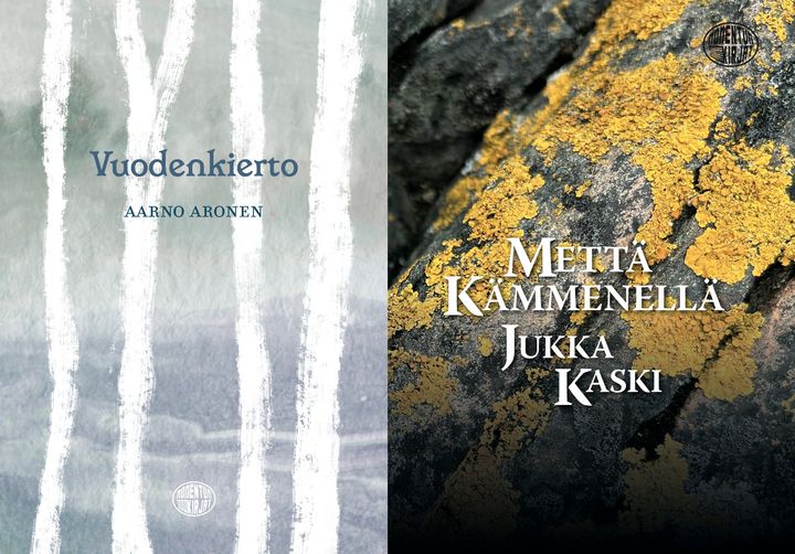 Kannet: Ulpu Kaikkonen (Vuodenkierto) & Kari Kortelainen (Mettä kämmenellä)