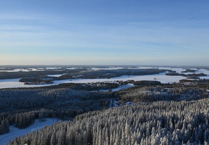 Maisemaa Puijon tornista