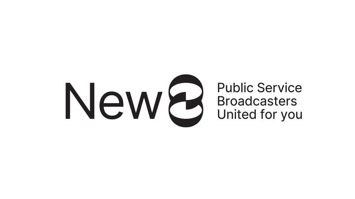 "New8": Logo. Use of the logo for editorial reporting, including social media ZDF/NRK.