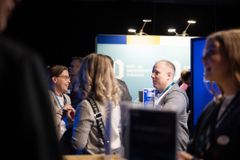 Näytteilleasettajia Digiturvallisuusmessuilla 2025