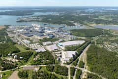 Ilmakuva Turun telakka-alueesta ja sen ympäristöstä.