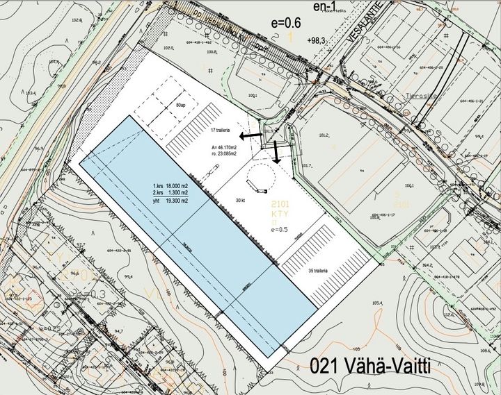Pirkkalan Vaaksakuja kuvituskuva