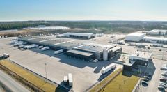 Lempäälän logistiikkakiinteistö, jossa toimii DSV