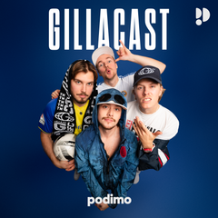 Uusi Gillacast-jakso julkaistaan joka torstai Podimossa, osoitteessa https://podimo.com/fi/shows/gillacast.