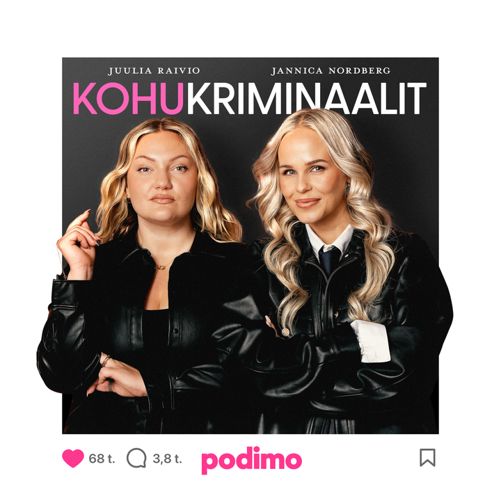Kohukriminaalit-podcast kansikuva