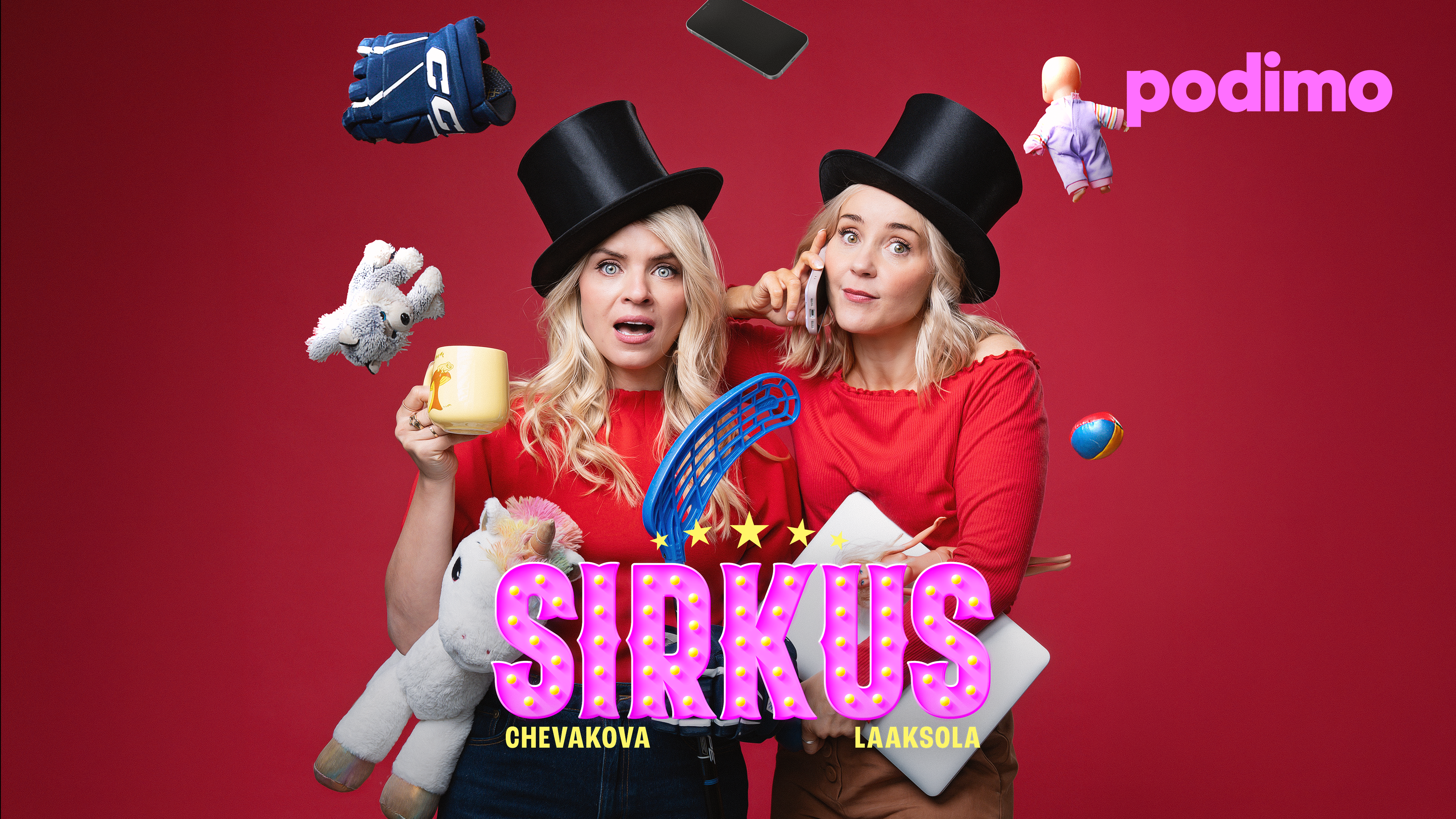 Näyttelijät Hennariikka Laaksola ja Ilona Chevakova aloittavat uuden podcastin