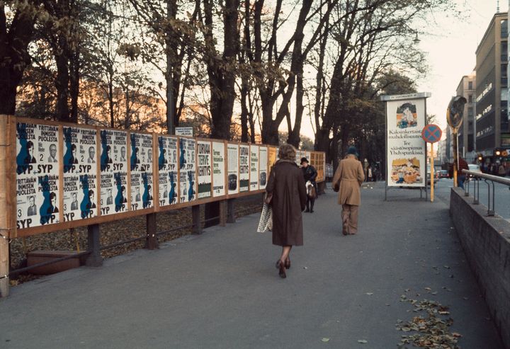 Mainoksia Helsingissä 70-luvulla