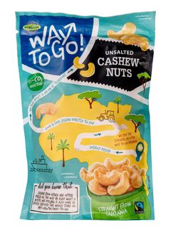 Way To Go-Cashewpähkinä suolaamaton