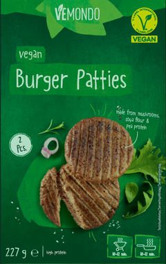 3,99 € | 227 g / 2 kpl. Herkkusienestä, soijajauhosta ja herneproteiinista valmistettu vegaaninen pihvi.