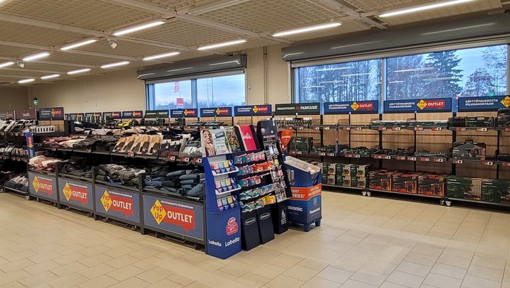 Kuvassa Varkauden outlet.