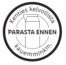Pakkausmerkintä Lidlin tuotteissa.