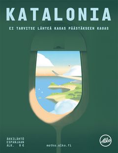 Vuoden printtimainokisan shortlistalle pääsi Matka Alko -mainossarja.