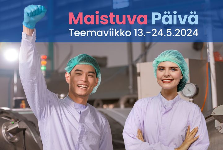 Maistuva Päivä -teemaviikko alkaa maanantaina 13.5.2024