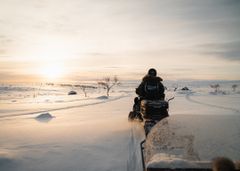 Nuorgam tarjoaa moottorikelkkailuun upeat maastot ja reitit