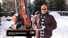 KX-TreeShears Oy:n toimitusjohtaja Kimmo Tossavainen ja uusi KX-Pikaliikeventtiili