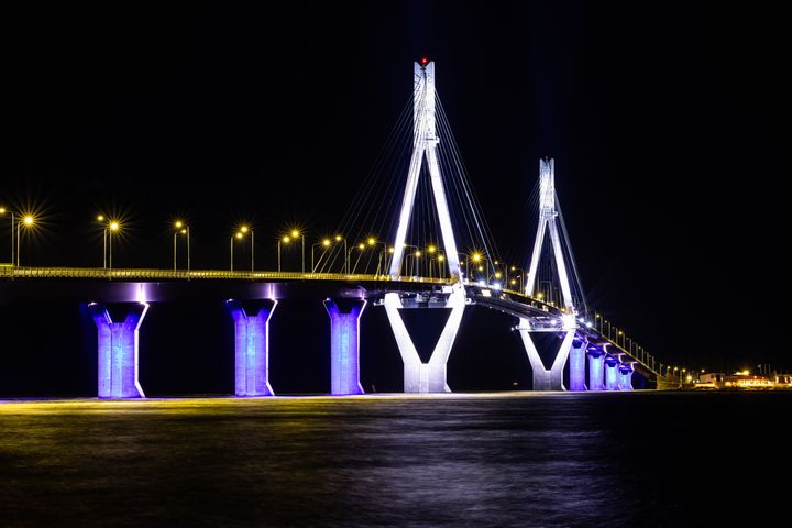 Raippaluodon silta Mustasaaressa.