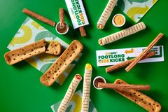 Subwayn® uudet Footlong Sidekicks -tuotteet ovat Footlong Cookie, Footlong Churro ja Footlong Dippers.