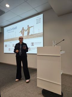 Sähköteknisen Kaupan Liiton toimitusjohtaja Sallamaari Muhonen kannusti jatkamaan yhteisten tavoitteiden edistämistä myös nyt päättyvän visiohankkeen jälkeen.