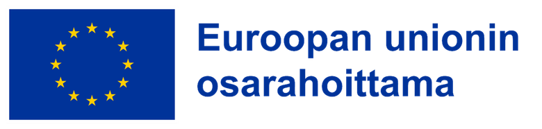 EU:n logo ja teksti Euroopan unionin osarahoittama.