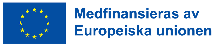 EU-logotyp och text Medfinansieras av Europeiska unionen.
