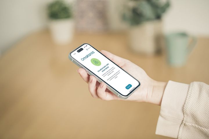The MyKanta application on a phone screen.
