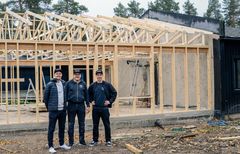 Niklas Eriksson, Ari Lapveteläinen ja Markus Veikkolainen