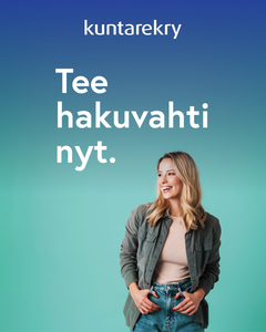 Tee hakuvahti nyt.
