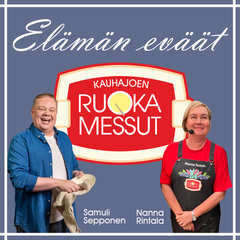 Ruokamessujen messukokkeina tänä vuonna Samuli Sepponen ja Nanna Rintala - yhteiskuva