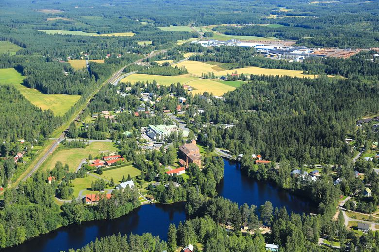 Ilmakuva Juupajoen Korkeakoskelta