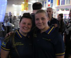 Mastersin kärkikaksikko Josefin Hermansson ja Nora Johansson
