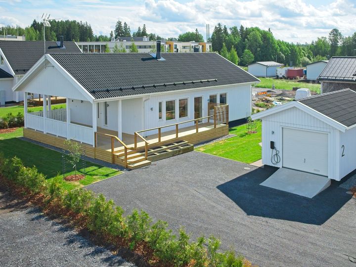 Älvsbytalo on yksi Talonäyttelyn näytteilleasettajista