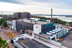Ilmakuva Kymenlaakson keskussairaalsta