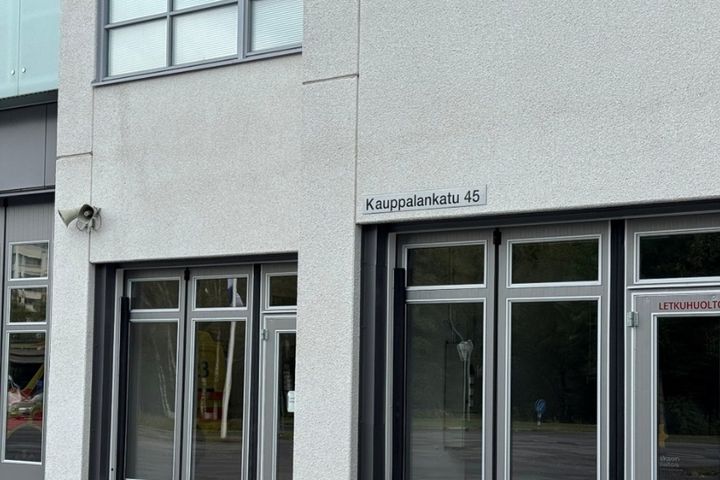 Rakennus, jossa osoite "Kauppalankatu 45".
