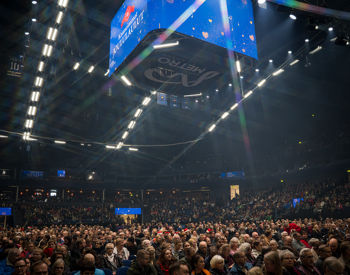Viime vuoden Kauneimmat Joululaulut -tapahtumista suurin järjestettiin Espoossa.