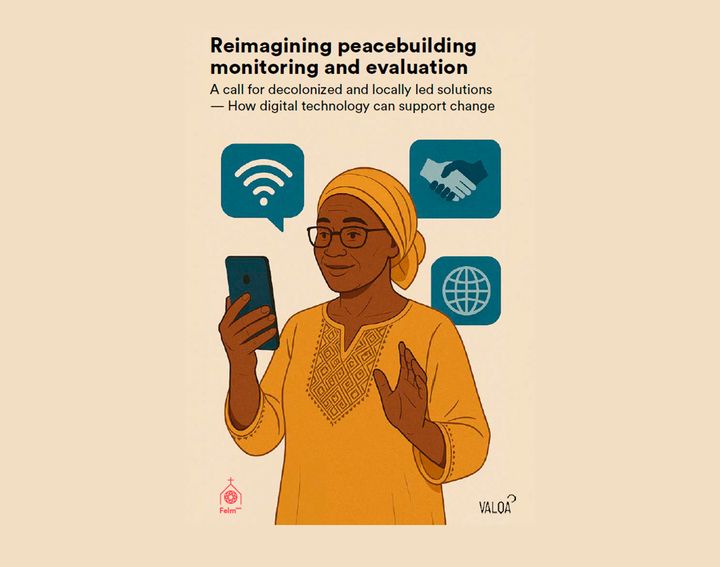 Reimagining peacebuilding -raportin kansikuva