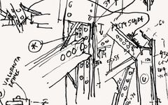 Erkki Mäkiön kuvitusta kirjassa "Muistiinpanoja. Erkki Mäkiön huomioita rakennuksista ja korjauksesta".