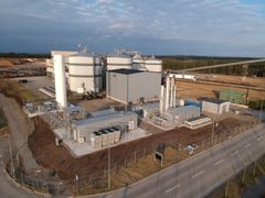 St1 biogas and liquefaction facility, Borås, Sweden