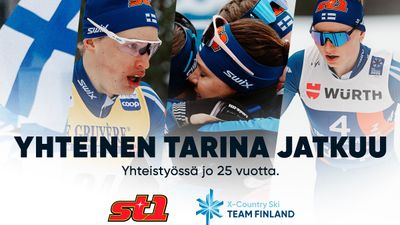 Neljännesvuosisata yhteistä matkaa: St1 ja Hiihtoliitto jatkavat kumppanuuttaan – katse kohti vuoden 2029 kotikisoja