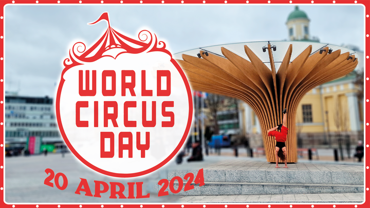 Maailman sirkuspäivä 2024 Turussa. © Lida Kuusisto