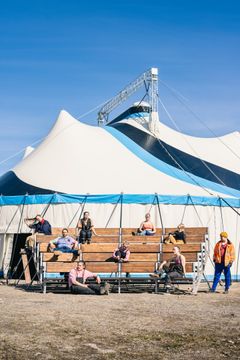 Arctic Ensemblen uusi teltta (pysty)