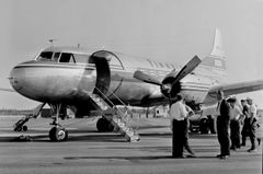 Aero Oy:n Convair CV-440 Metropolitan OH-LRB Oulussa 1957.