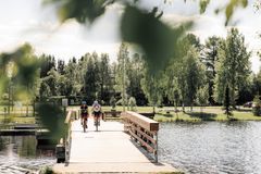 Ruka-Kuusamo gravel-pyöräilijät