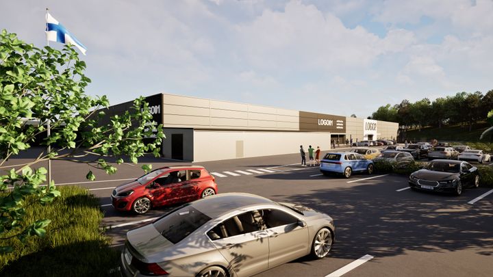 Raaseporiin rakennetaan kahden käyttäjän liikekiinteistö.