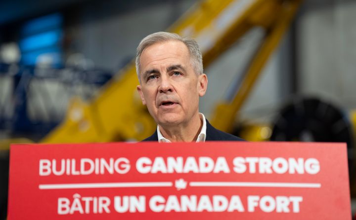 Liberal Leader Mark Carney, shown here campaigning at the Operating Engineers Training Institute of Ontario in Oakville, has rallied Canadians around national unity and is now in a close race against the Conservatives ahead of the federal election on April 28.