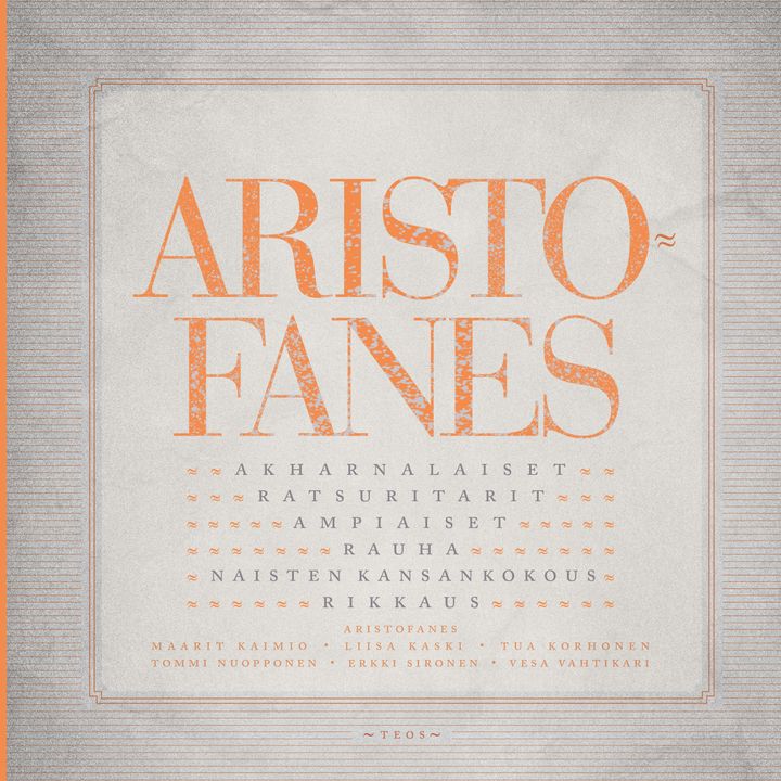Aristofanes-opus sisältää käännökset kuudesta Aristofaneen aiemmin suomentamattomasta näytelmästä.