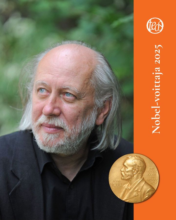 Lászlo Krasznahorkai on kirjallisuuden Nobel-voittaja 2025.